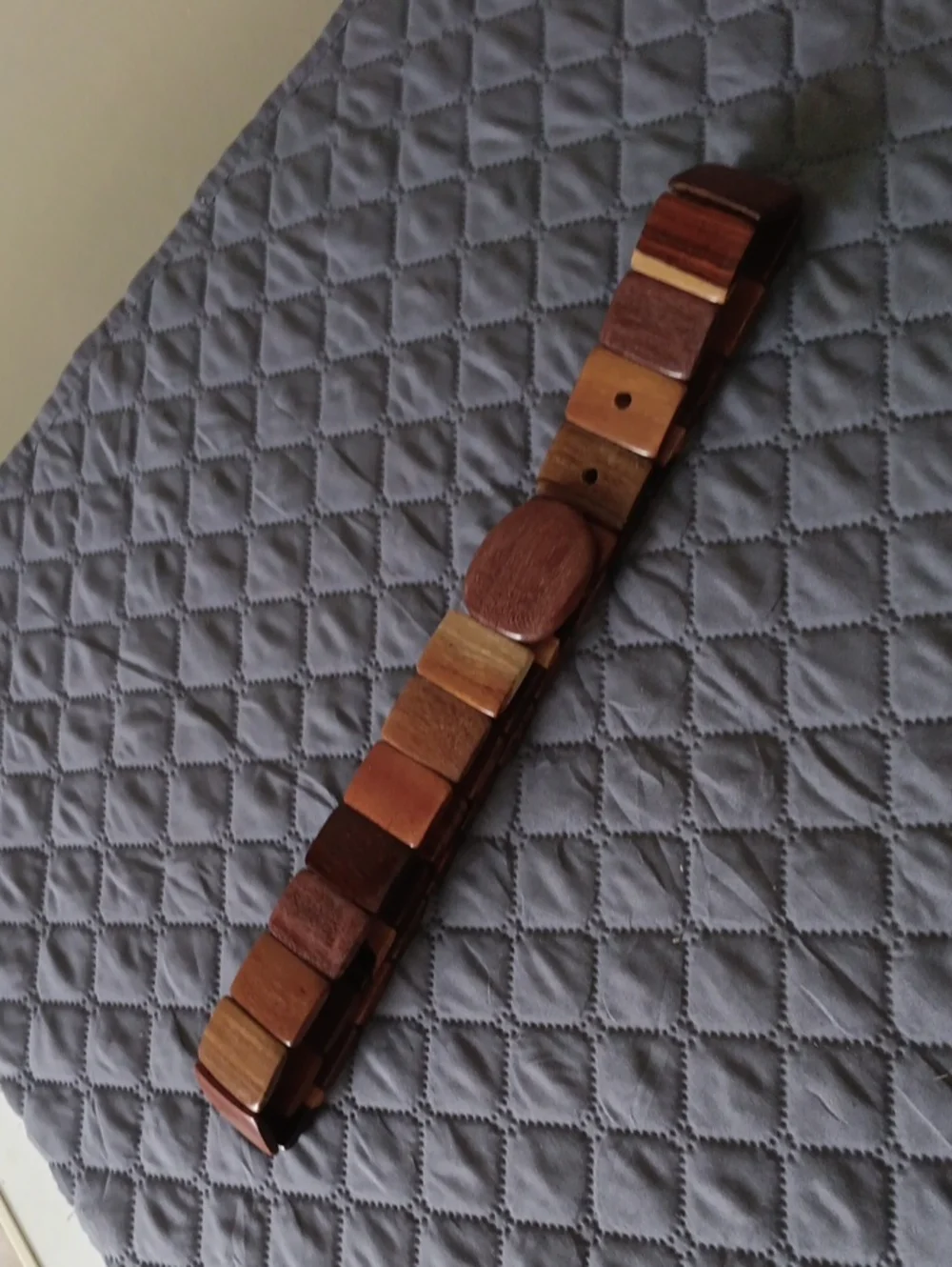 Vintage Wooden Hardwood  Belt